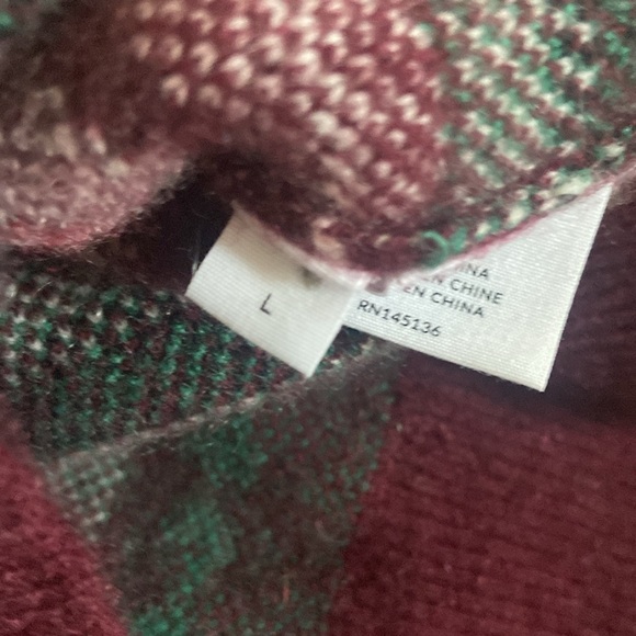 NAADAM 100% Cashmere Fair Isle Goat Holiday Sweater Sz L Christmas - Picture 5 of 5